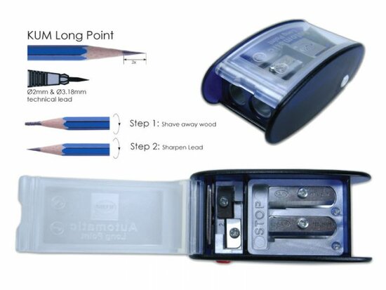 KUM Long Point Blue sharpener