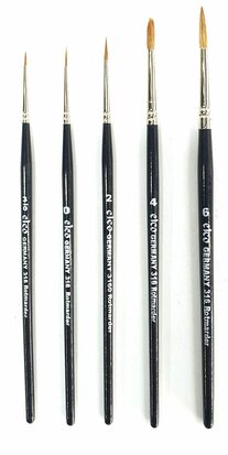 Elco 316 Set off 5 Round brushes