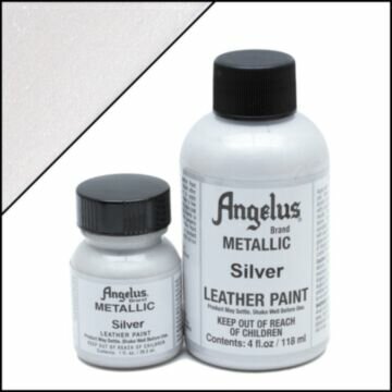 Angelus leather paint Silver 118ml