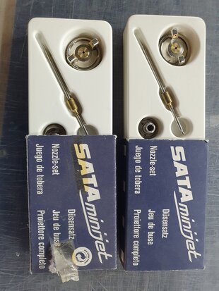 Sata mini jet 2&3 0.5mm (44933) Nozzle set   