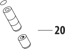 Air Piston Set HP-TRN1/TRN2