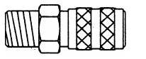 quick coupling nd 2.7 G1/4 male thread