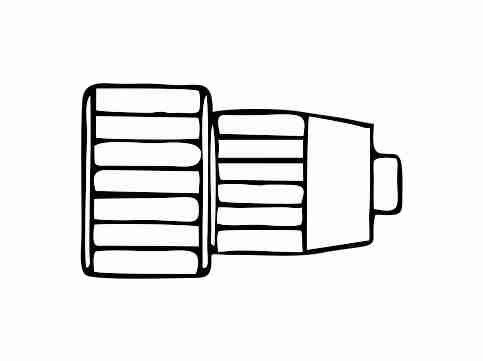 4X6 HOSE CONNECTION G1/8 MALE THREAD