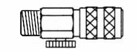 quick coupling 1/8 male adjustable