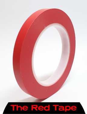 The Red extra soft Fineline Tape 12mm